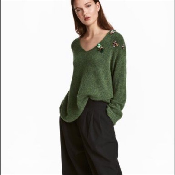 H&M Sweaters - H&M Wool blend oversized slouchy sweater